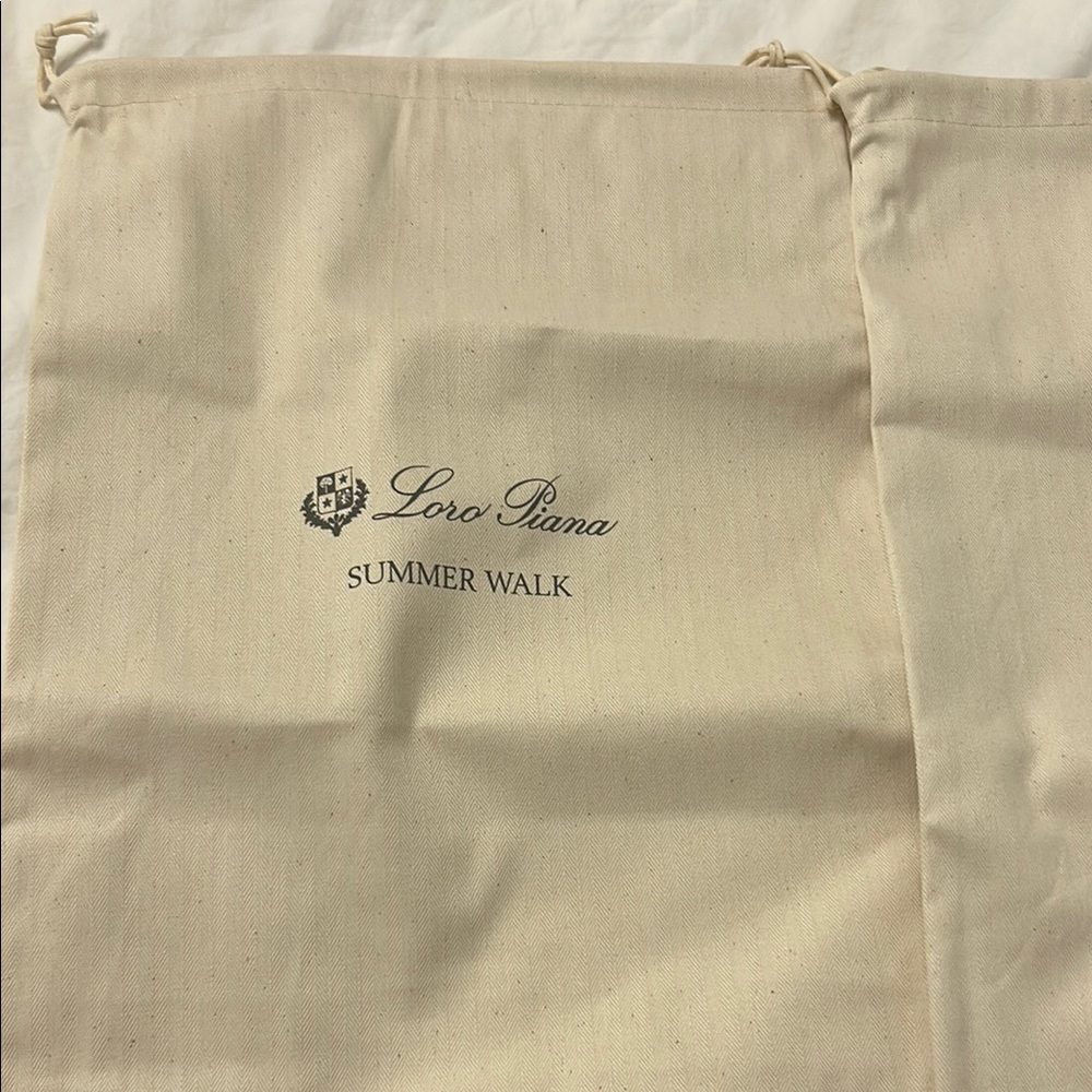 Loro Piana Cream Dust Bag- two of them